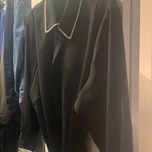 Very elegant black and white dress